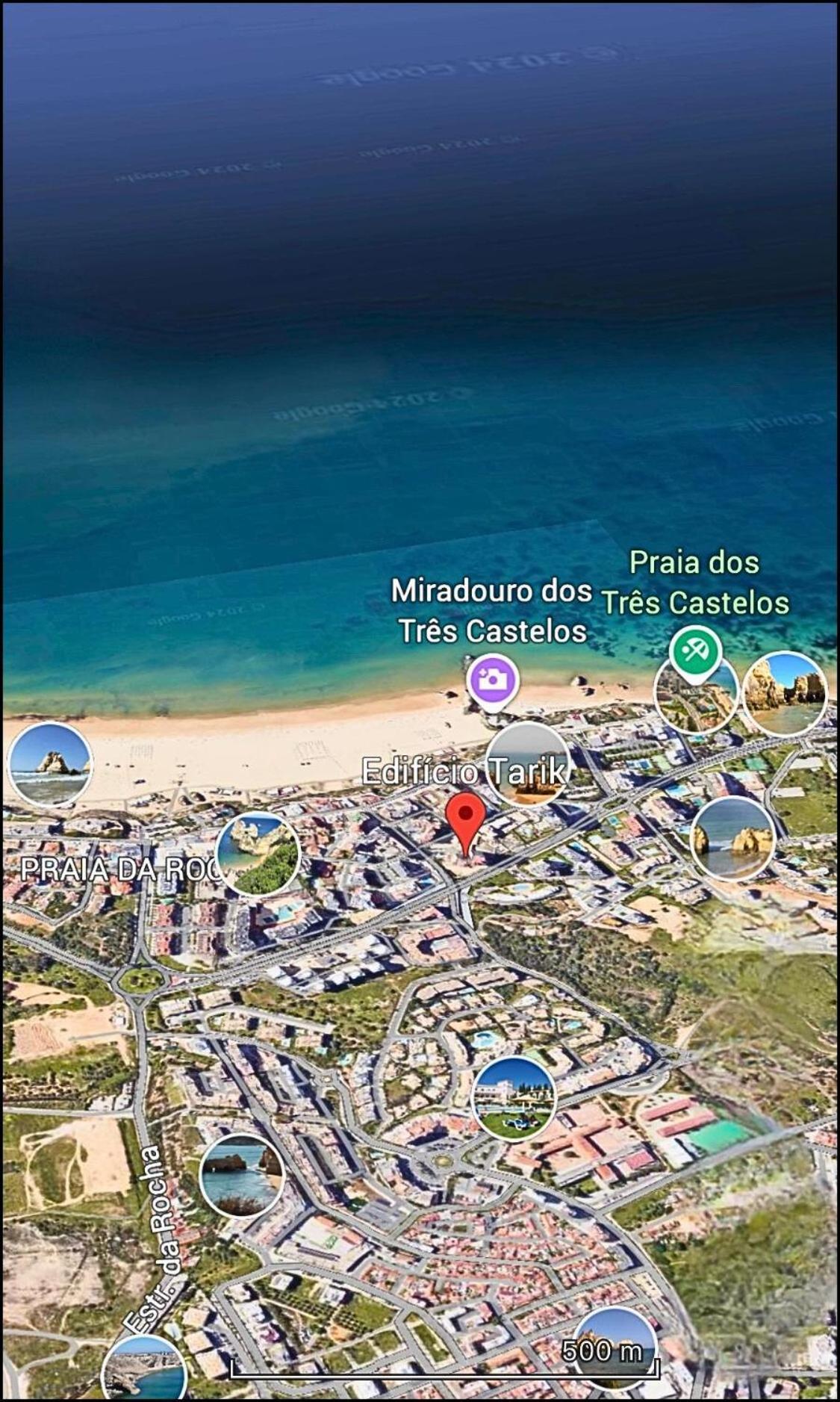 Luxury 2 Min Beach With Balcony, Ocean View, Wifi, Ac, Smarttv Portimao Exterior photo